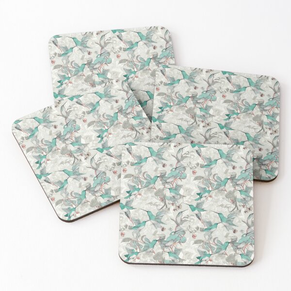 Item preview, Hummingbird Seamless Vintage Colorful Pattern V10 designed and sold by Family Journey with God.