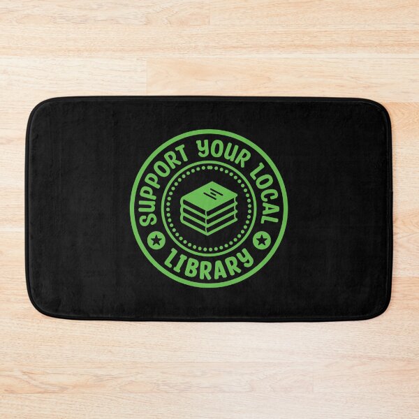 Item preview, Support Your Local Library Green Stamp designed and sold by bolkibox.