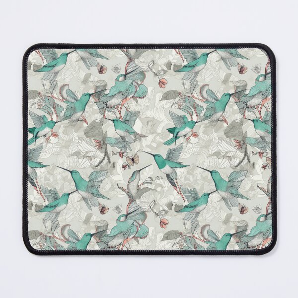Item preview, Hummingbird Seamless Vintage Colorful Pattern V10 designed and sold by Family Journey with God.