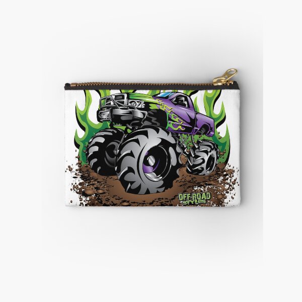 Item preview, Mud Truck Green Mega Flame designed and sold by offroadstyles.