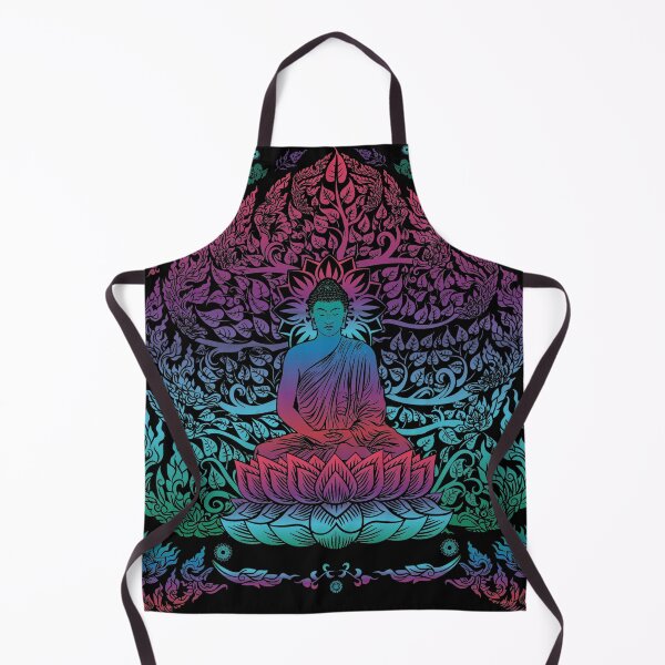 Item preview, Colorful Buddha on Lotus designed and sold by HolidayBug.