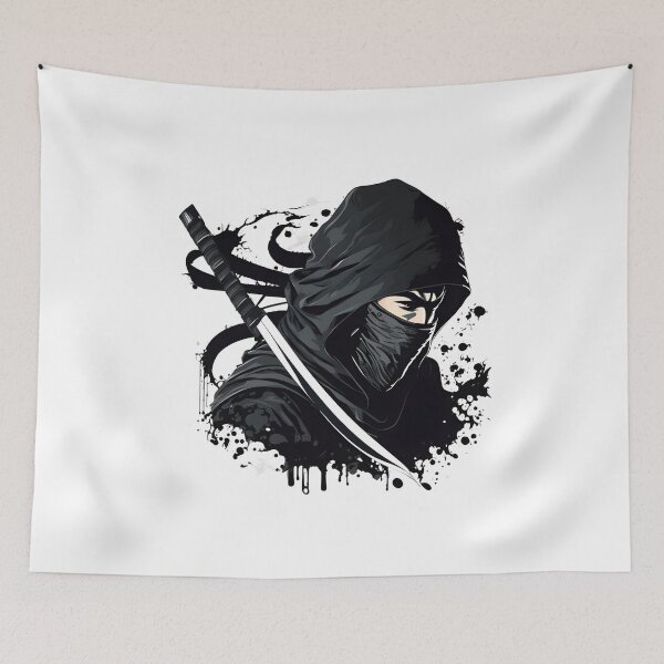 Item preview, Black Ninja With A Sword designed and sold by ekachar.