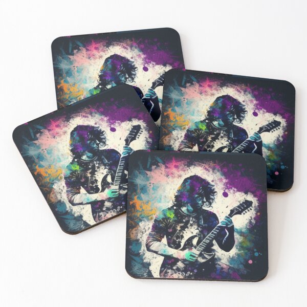 Item preview, Painting guitarist illustration designed and sold by Nickyvb.
