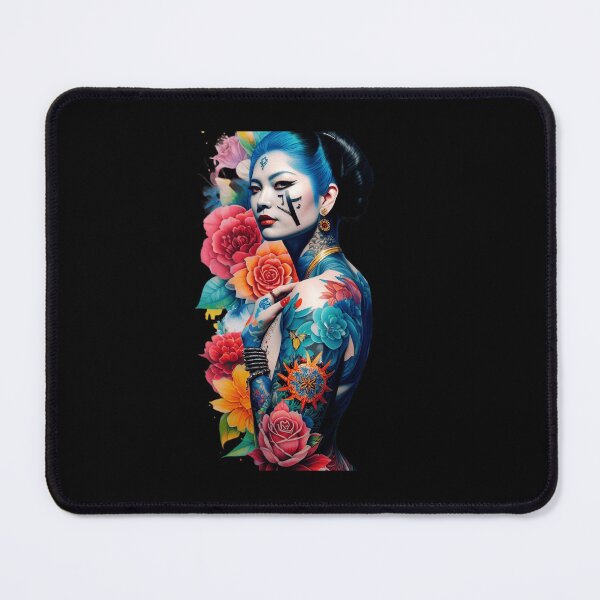 Item preview, Watercolor Geisha Tattoo designed and sold by Smitherland17.