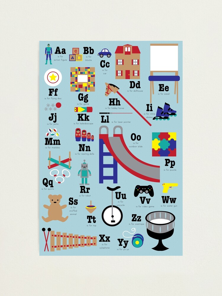 Toys And Games Alphabet Photographic Print For Sale By Babybigfoot