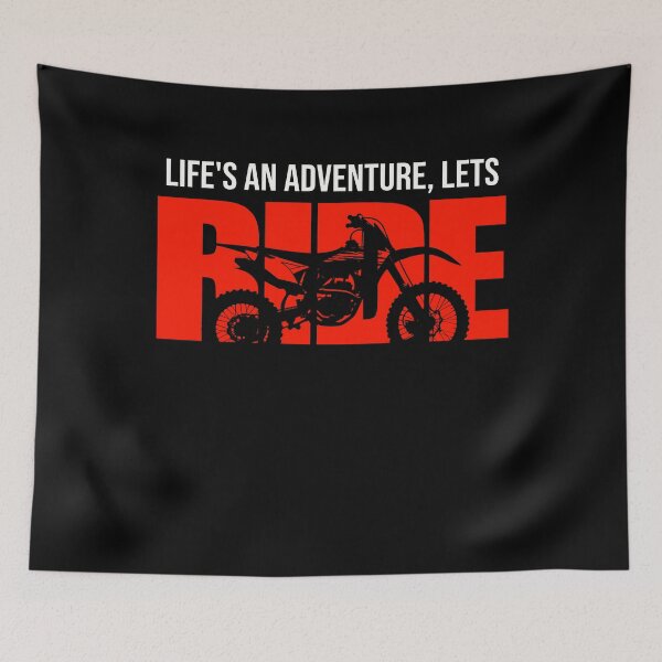 Item preview, Life's an Adventure, Let's RIDE designed and sold by starider.