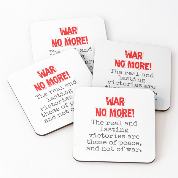 Item preview, The Real And Lasting Victories - Anti-War Quote designed and sold by CrankyOldDude.