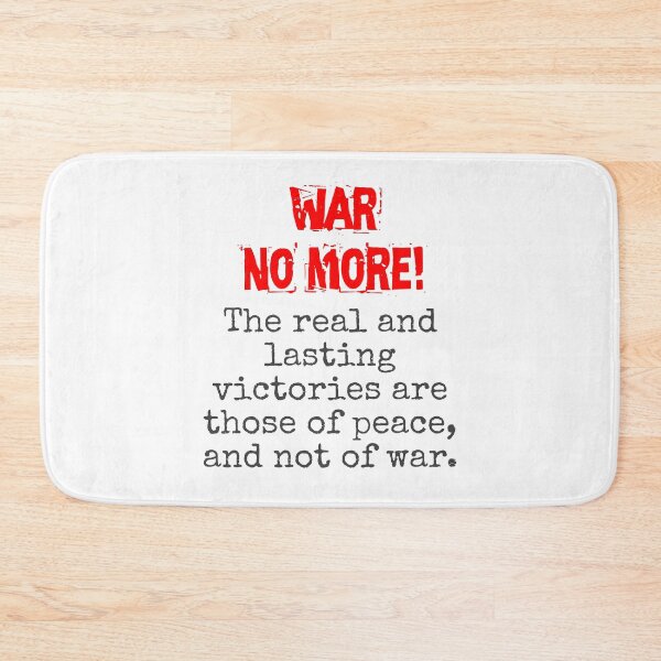 Item preview, The Real And Lasting Victories - Anti-War Quote designed and sold by CrankyOldDude.