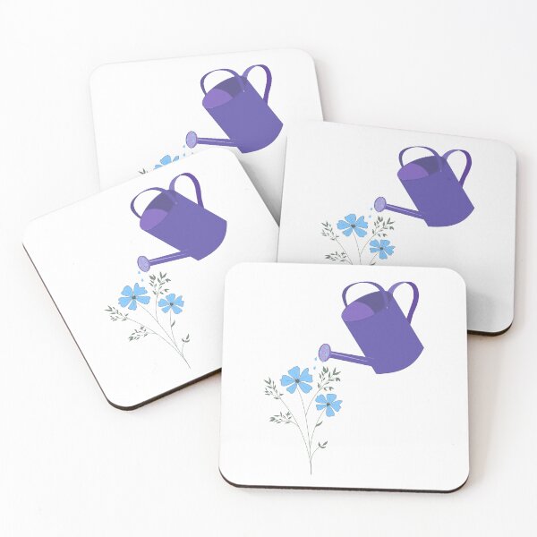 Item preview, Cosmos and Watering Can  designed and sold by peachesandfizz.