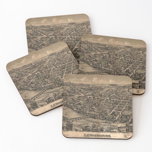 Item preview, Lewisburgh, Pennsylvania (1884) designed and sold by allhistory.