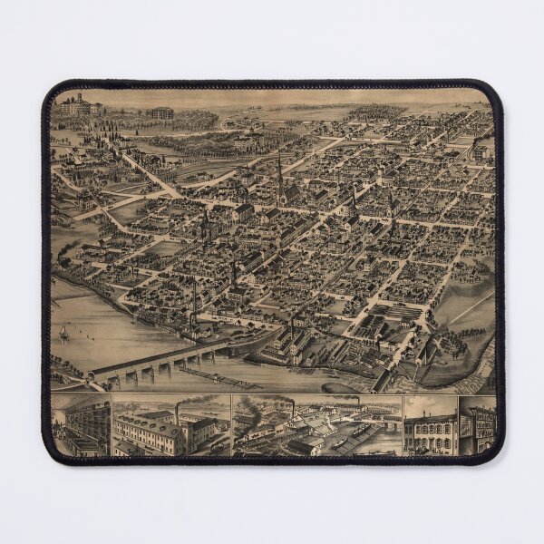 Item preview, Lewisburgh, Pennsylvania (1884) designed and sold by allhistory.