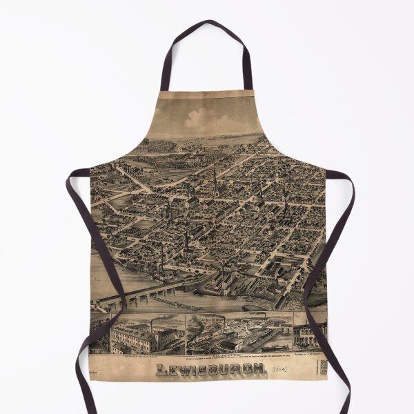 Item preview, Lewisburgh, Pennsylvania (1884) designed and sold by allhistory.