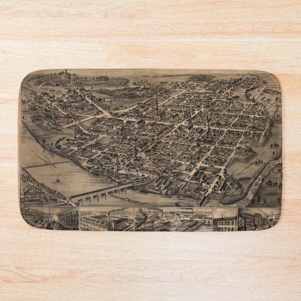 Item preview, Lewisburgh, Pennsylvania (1884) designed and sold by allhistory.