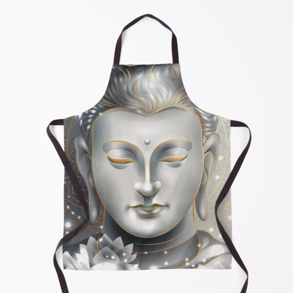Item preview, Silver & Gold Buddha Lotus designed and sold by HolidayBug.