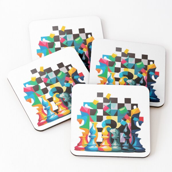 Item preview, Animated street art chess piece geometric designed and sold by chessmate.