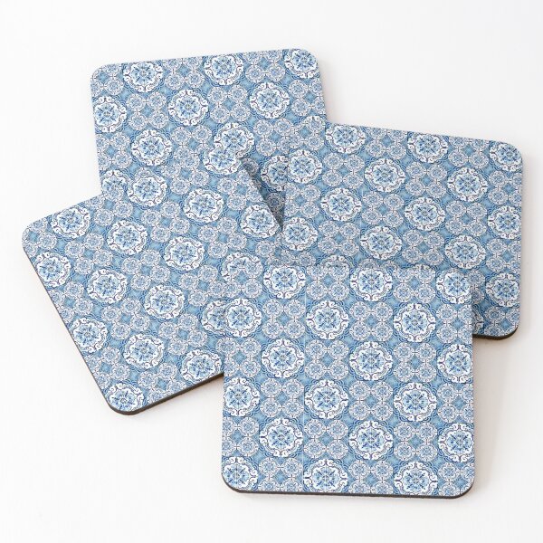 Item preview, Portuguese blue tiles pattern designed and sold by isabel poulin.