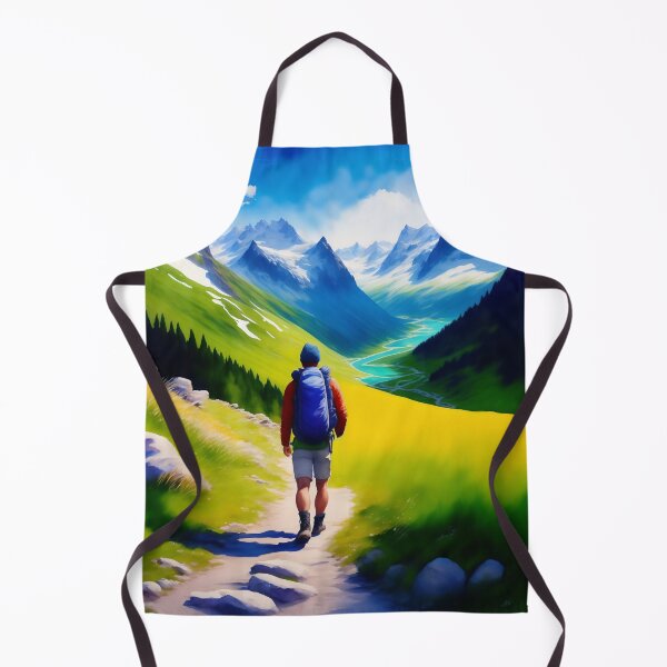 Artikelvorschau, Backpacker auf Trekking Trail entworfen und verkauft von Parag's Travel Shop.