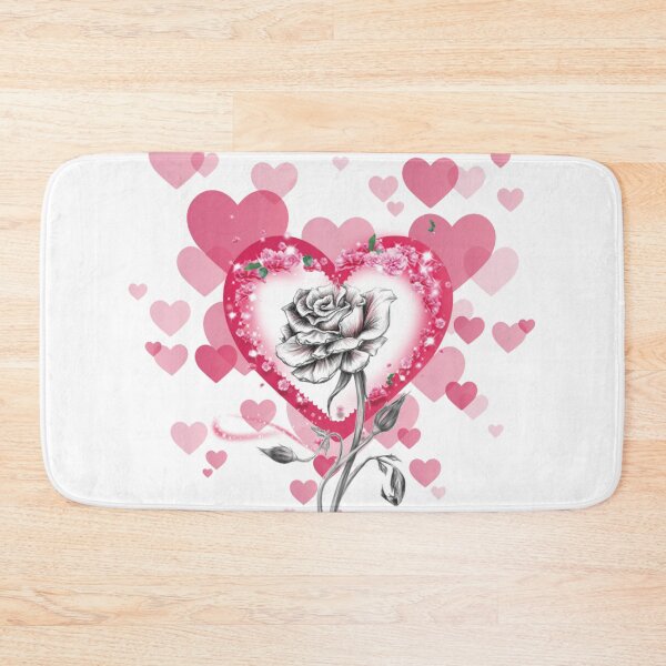 Item preview, Pink hearts with Rose. designed and sold by RysEmporium.