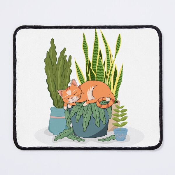 Item preview, Cat & Plants designed and sold by acreativemama.