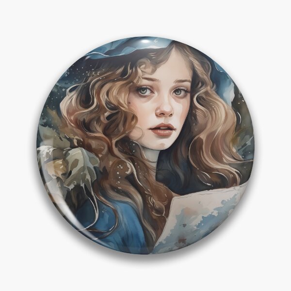 Artikelvorschau, Girl In A Forest : Watercolour : Digital Art Illustration entworfen und verkauft von MTJ-Mushrooms.