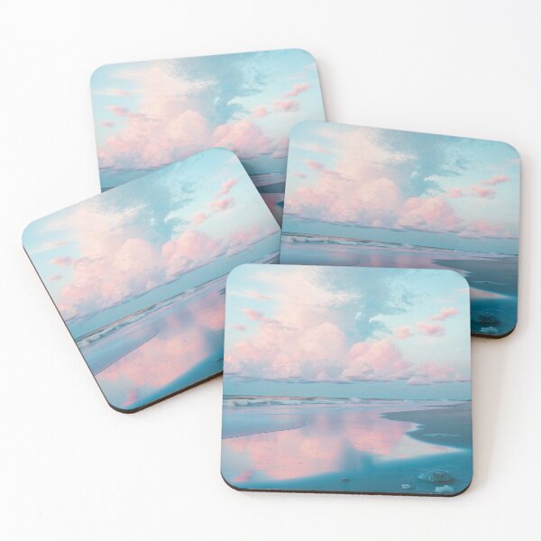 Item preview, Blue Serenity: Beach Sunset Landscape designed and sold by Amalie A.