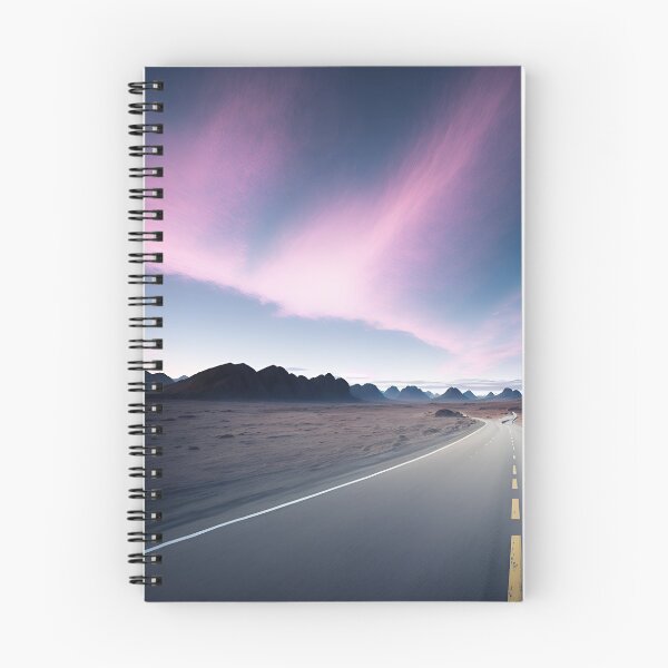 Item preview, A Minimalist Landscape With A Single Winding Road Leading To The Horizon Ai Generated Art designed and sold by AiGens.
