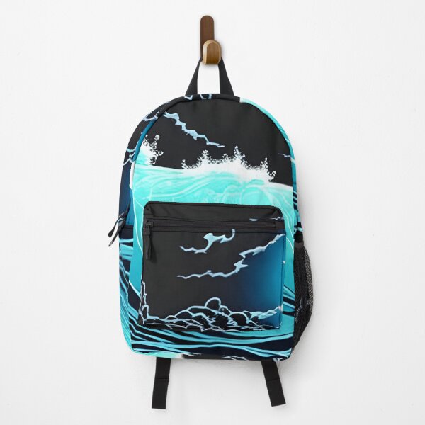 Item preview, Glowing Midnight Waves, ink drawing, Ai Generated Art designed and sold by ACC .