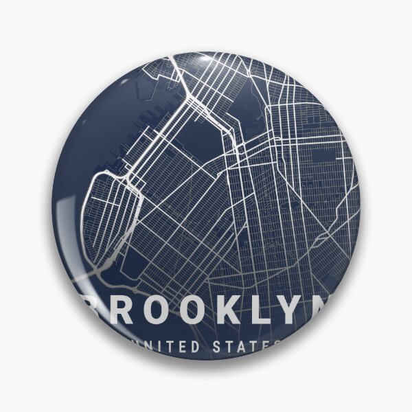Artikelvorschau, Blaupause Stadtplan von Brooklyn Vereinigte Staaten Strichzeichnungen entworfen und verkauft von More than Myriad.
