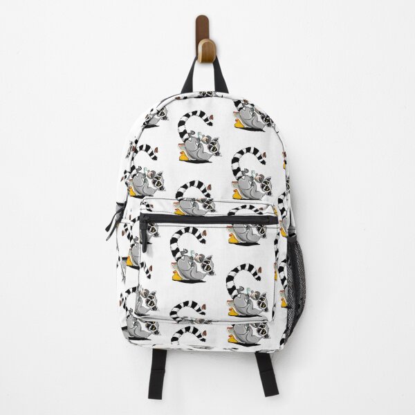 Item preview, Ring Tailed Lemur Cleaning teeth, funny bathroom humour designed and sold by Wyattdesign.