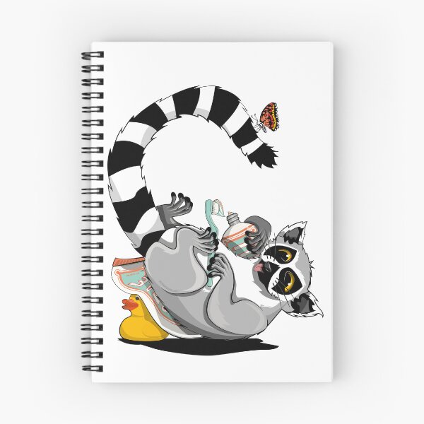 Item preview, Ring Tailed Lemur Cleaning teeth, funny bathroom humour designed and sold by Wyattdesign.