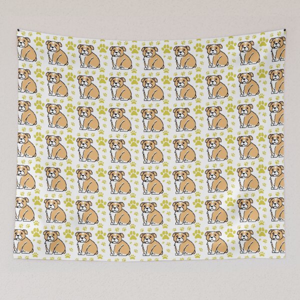 Item preview, cute doggo patterns yellow designed and sold by Chaoticzarts.