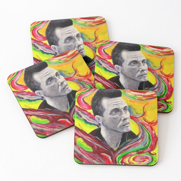 Item preview, "Living in Color" Jim Carrey Portrait Painting designed and sold by twistedfret.