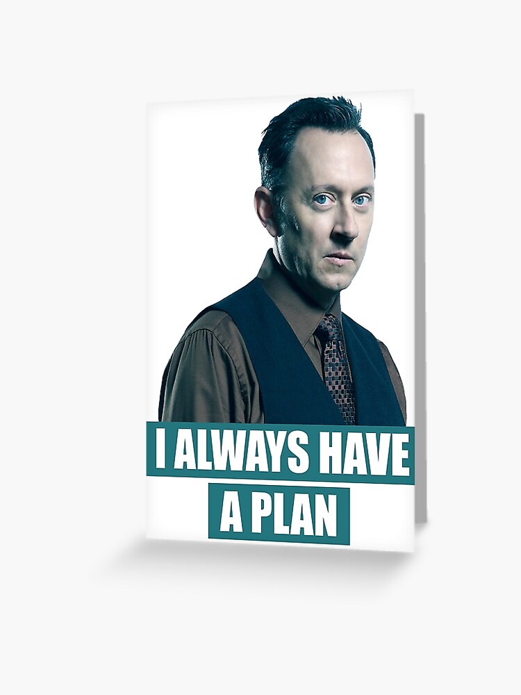 I Always Have A Plan Benjamin Linus Lost Greeting Card For Sale By Agustilopez Redbubble