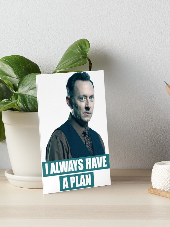 I Always Have A Plan Benjamin Linus Lost Art Board Print For Sale By Agustilopez Redbubble