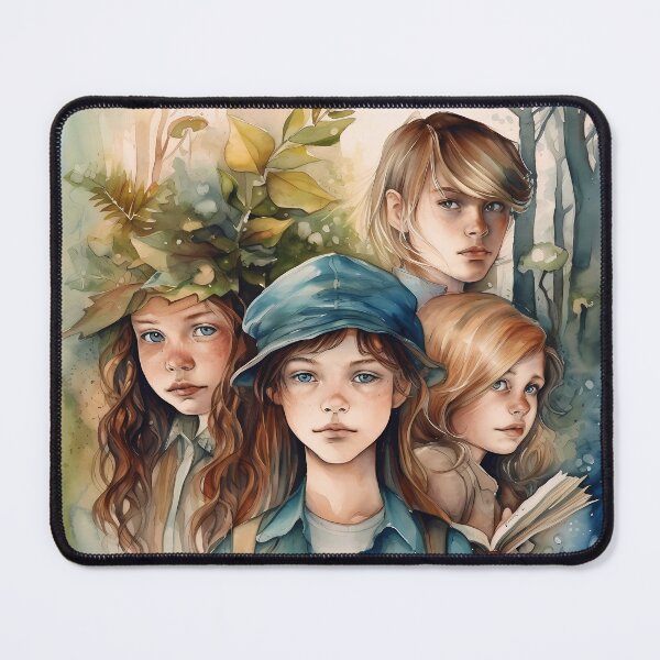 Artikelvorschau, Watercolour Digital Art Illustration : Siblings entworfen und verkauft von MTJ-Mushrooms.