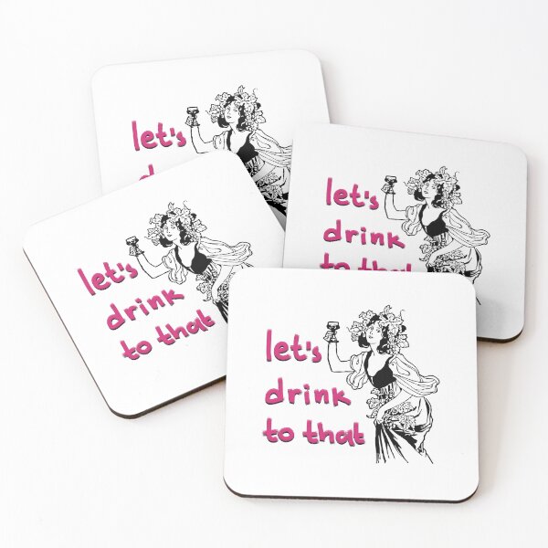 Item preview, Lets drink to that designed and sold by pinkyfish1010.