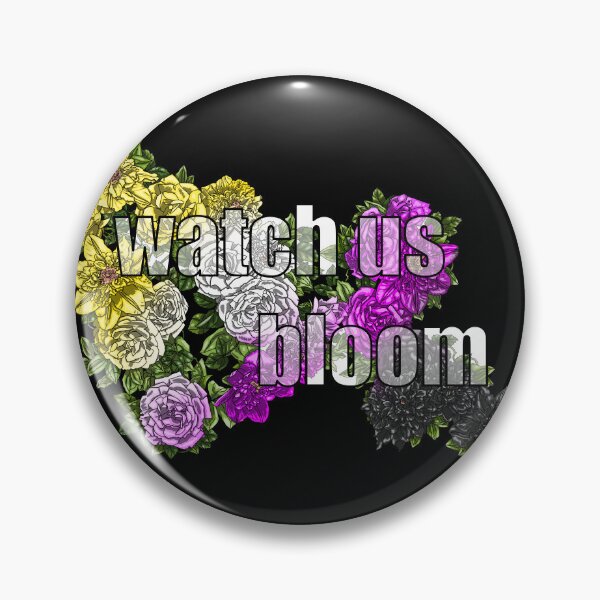 Item preview, Watch Us Bloom Clematis And Roses Non-binary 2023 designed and sold by Art by Veya.