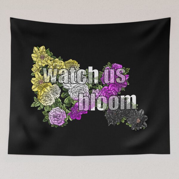 Item preview, Watch Us Bloom Clematis And Roses Non-binary 2023 designed and sold by Art by Veya.