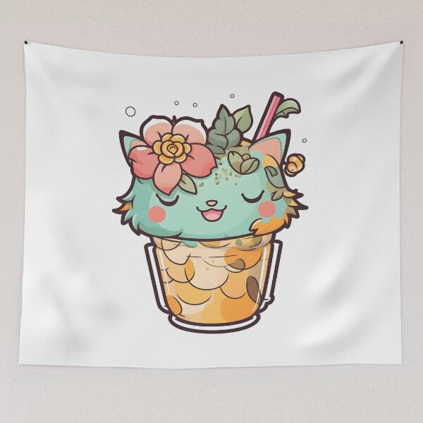 Item preview, Kitty Bubble Tea | kitty Lover | Puppyh Cat | Bubble Kitty Cup designed and sold by henrique37.