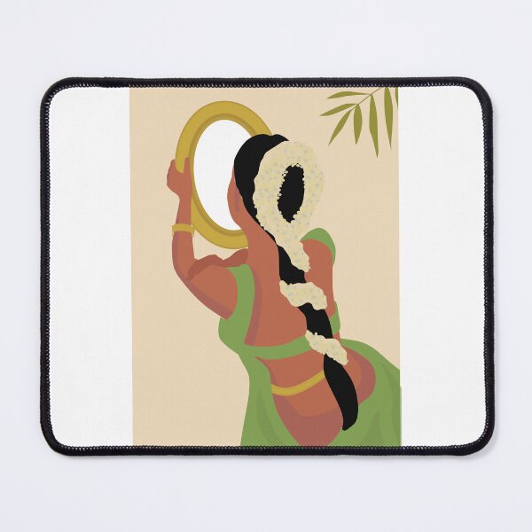 Item preview, Indian aesthetic women illustration art designed and sold by shreya ranjan.
