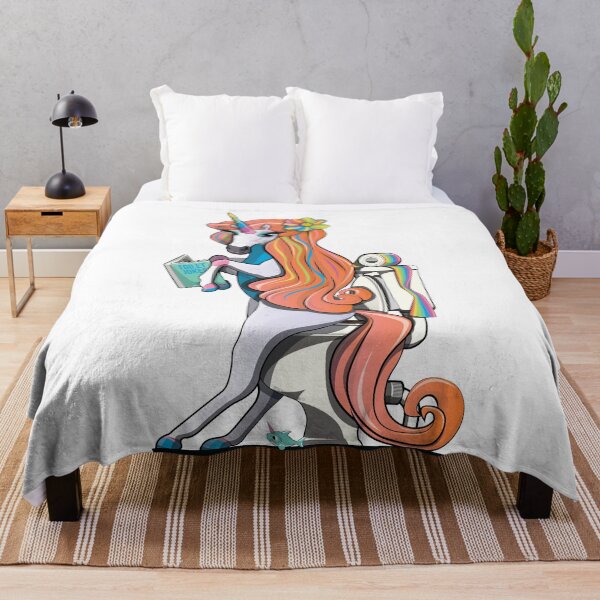 Item preview, Unicorn on the toilet, funny bathroom humour designed and sold by Wyattdesign.