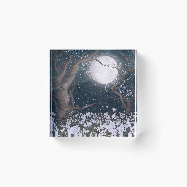 Item preview, Snowdrops in the moonlight designed and sold by ECMazur Art.