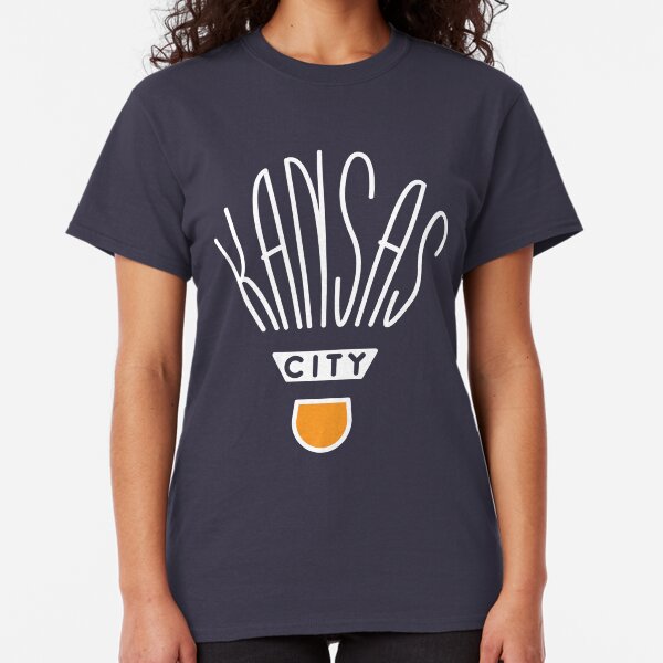 Kansas City Shuttlecock Type - White Classic T-Shirt