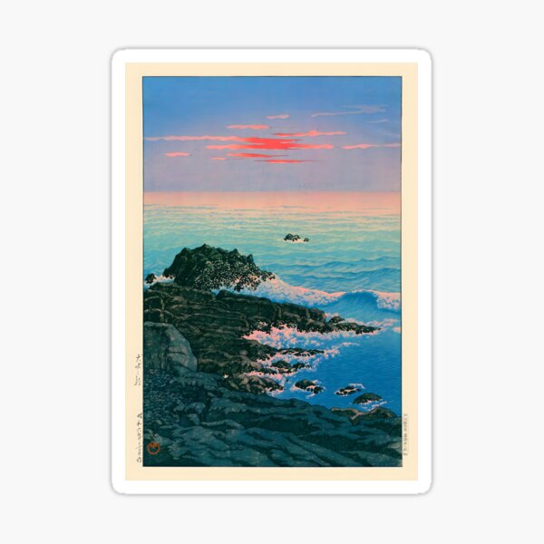 Item preview, Ukiyo e Morning of CapeInubo by Kawase Hasui designed and sold by outdoorway.