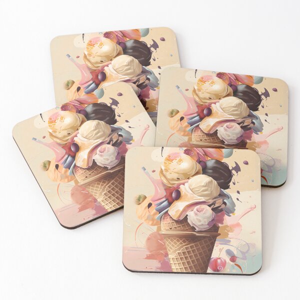Item preview, Ice Cream Illustration  designed and sold by RoseShop2093.