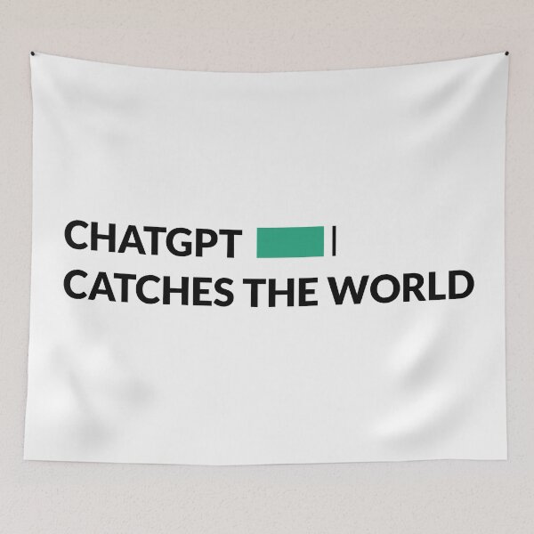 Item preview, chatgpt catches the world classic t-shirt designed and sold by Graphichut.
