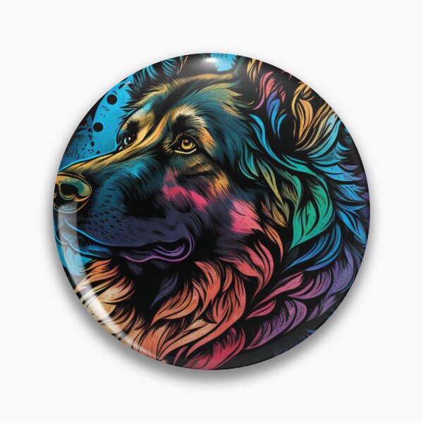 Item preview, Bright German Shepherd designed and sold by HouseOfLyons.