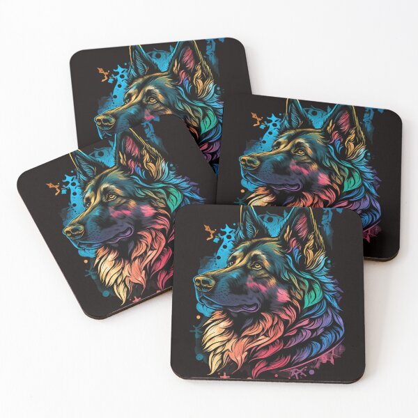 Item preview, Bright German Shepherd designed and sold by HouseOfLyons.