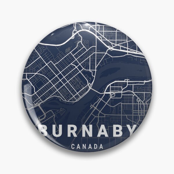 Item preview, Blueprint Map of Burnaby Canada  designed and sold by More than Myriad.