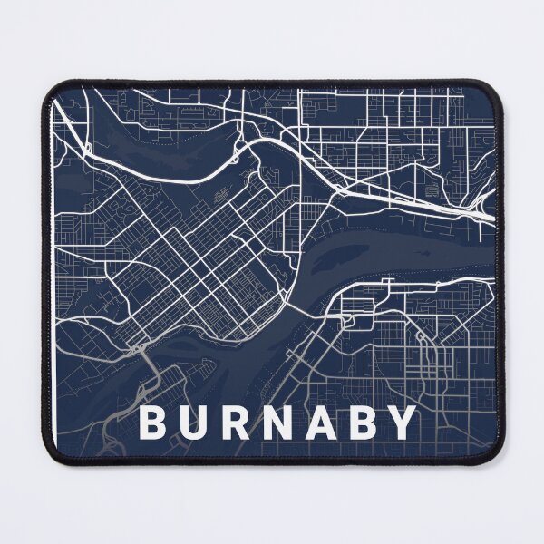 Item preview, Blueprint Map of Burnaby Canada designed and sold by More than Myriad.